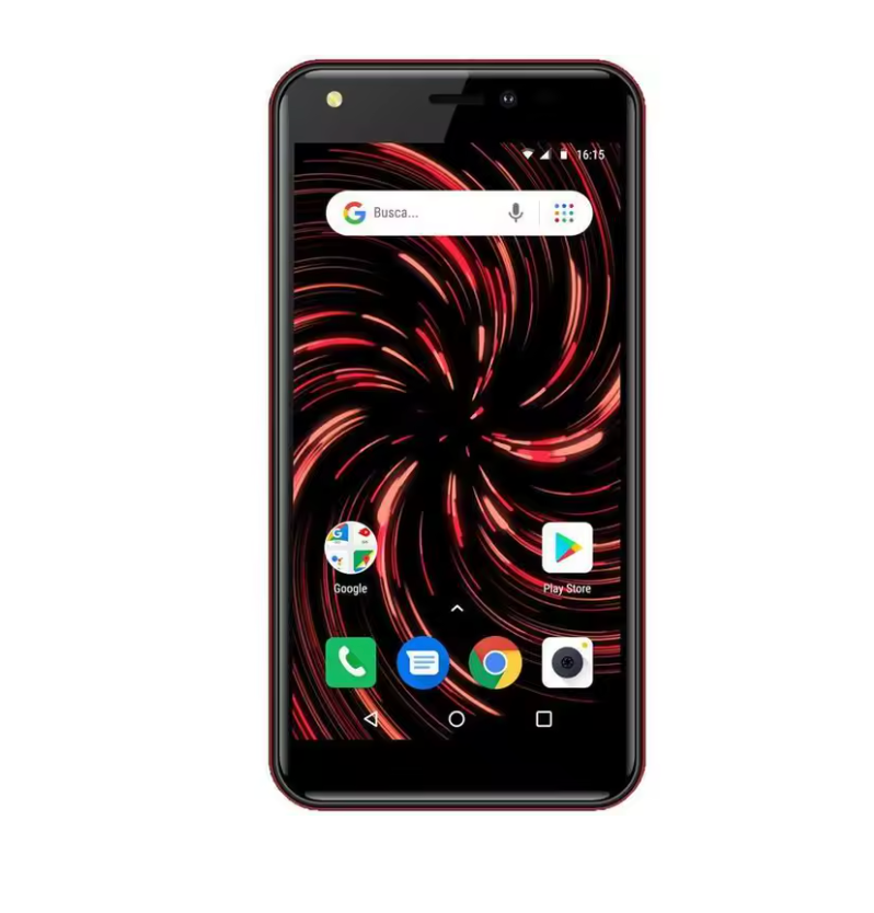 Smartphone Pos Vermelho 32GB | Tela 5” | Câmera 8MP + Selfie 5MP | Dual Chip