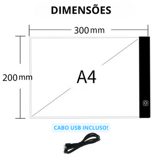 Tela para desenho Self-Light Screen®