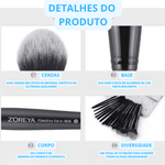 Kit de Pincéis de Maquiagem Precision Make Z’oreia® - Bravolar