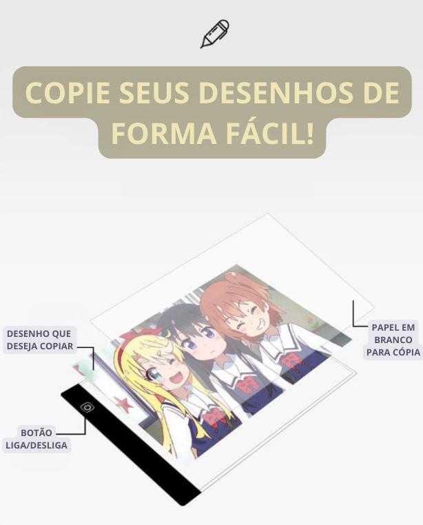 Tela para desenho Self-Light Screen®