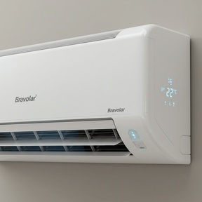 Ar-Condicionado Split Inverter Bravolar 9000 BTUs – Kit Completo com Unidade Interna + Condensadora