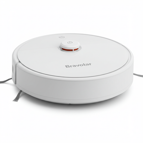 Robô Aspirador Inteligente Branco Clean - Bravolar