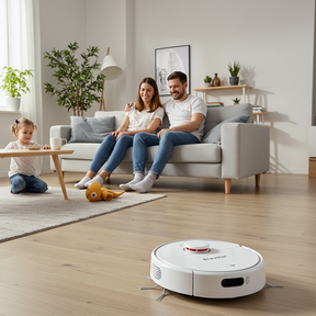 Robô Aspirador Inteligente Branco Clean - Bravolar